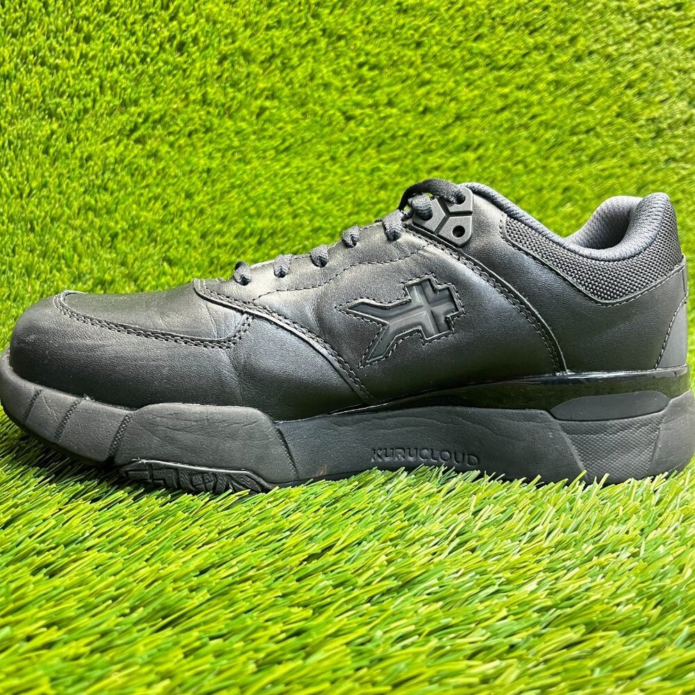 Kuru Kinetic 2.0 Womens Size 11 Black Athletic Leather Walking Shoes Sneakers - Picture 2 of 10